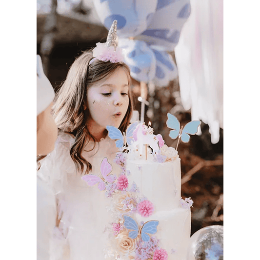 1 Kerze "Einhorn" - PartyDeco - Party im Karton