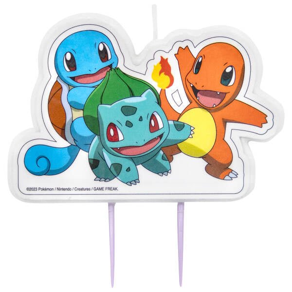1 Kerze - "Pokemon" - Amscan - Party im Karton