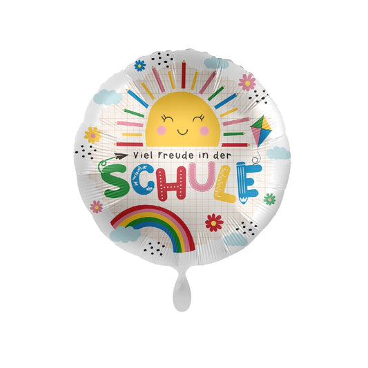 Folienballon Einschulung "Sonnenschein" 43cm - Party im Karton