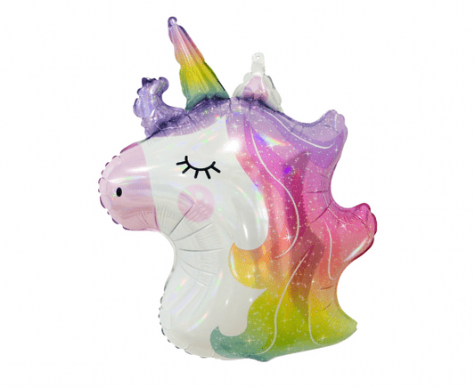 Folienballon "Glitzerndes Einhorn" 60cm - Party im Karton