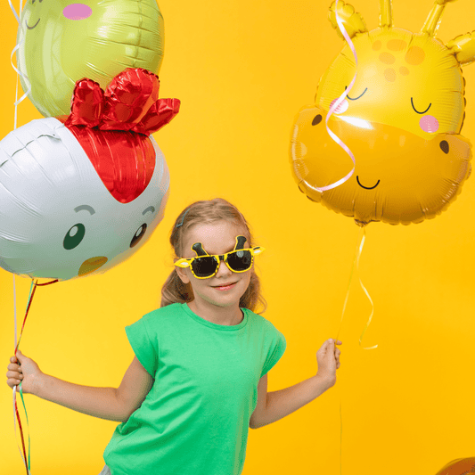 Folienballon "Hahn" - 69x52cm - Party im Karton