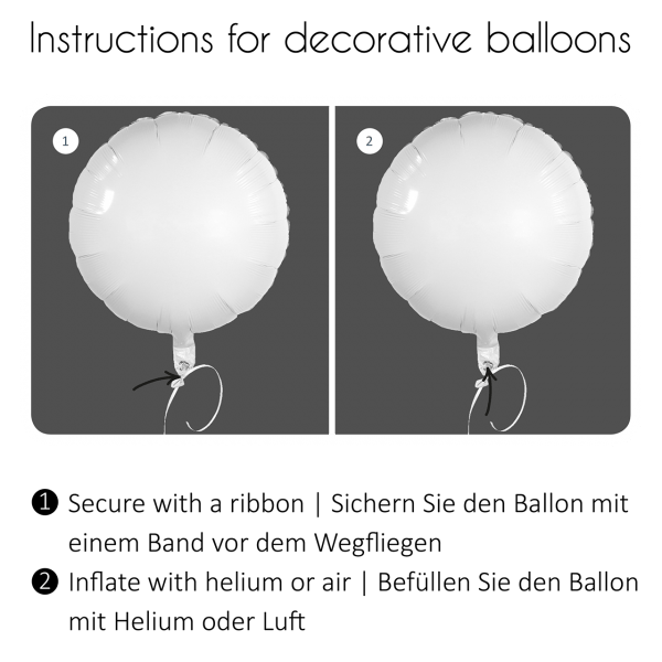 Folienballon "Happy Birthday Prinzessin" 43cm - Anagram - Party im Karton