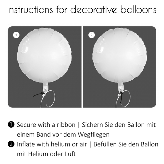 Folienballon "Happy Birthday Prinzessin" 43cm - Anagram - Party im Karton