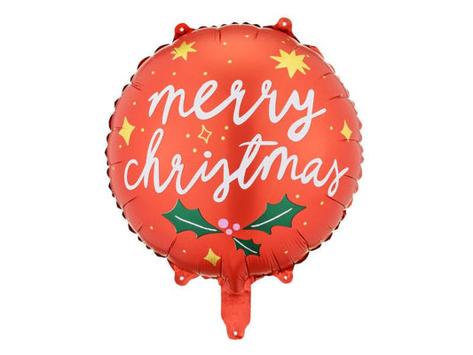 Folienballon "Merry Christmas - Weihnachten" 45cm - Party im Karton
