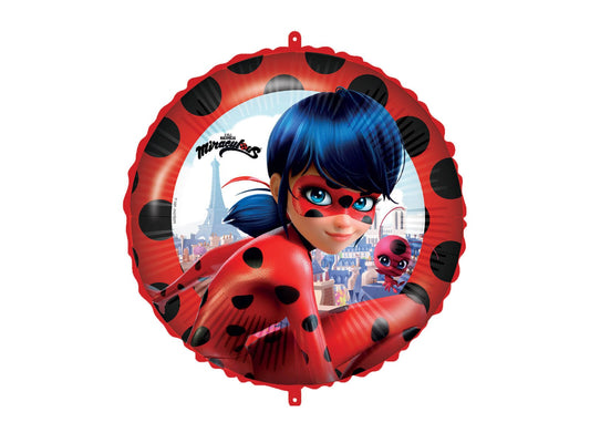 Folienballon mit Gewicht "Miraculous Ladybug" 46cm - Party im Karton