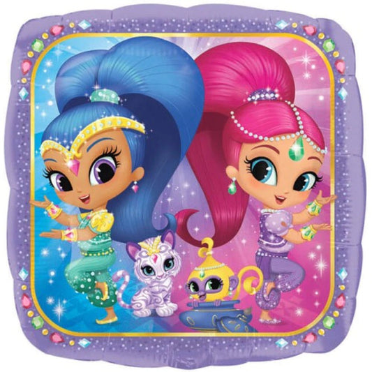 Folienballon "Shimmer and Shine" 43cm - Party im Karton