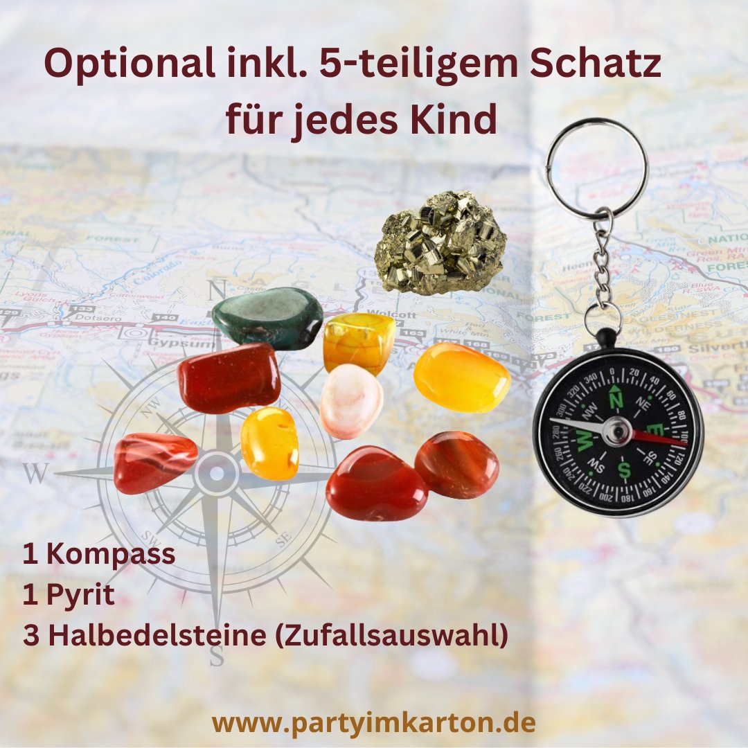 Schatzsuche: Das Abenteuer der kleinen Meerjungfrauen - Party im Karton