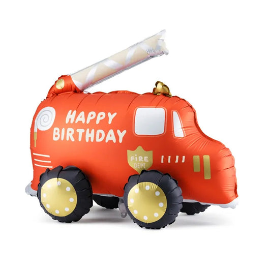 Stehender XXL Folienballon "Feuerwehr" - 69cm - PartyDeco - Party im Karton
