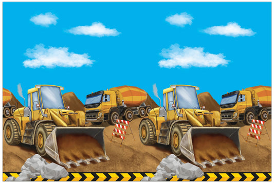 Tischdecke "Baustelle" - 120x180cm - Party im Karton