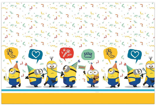 Tischdecke "Minions" - 120x180cm - Party im Karton