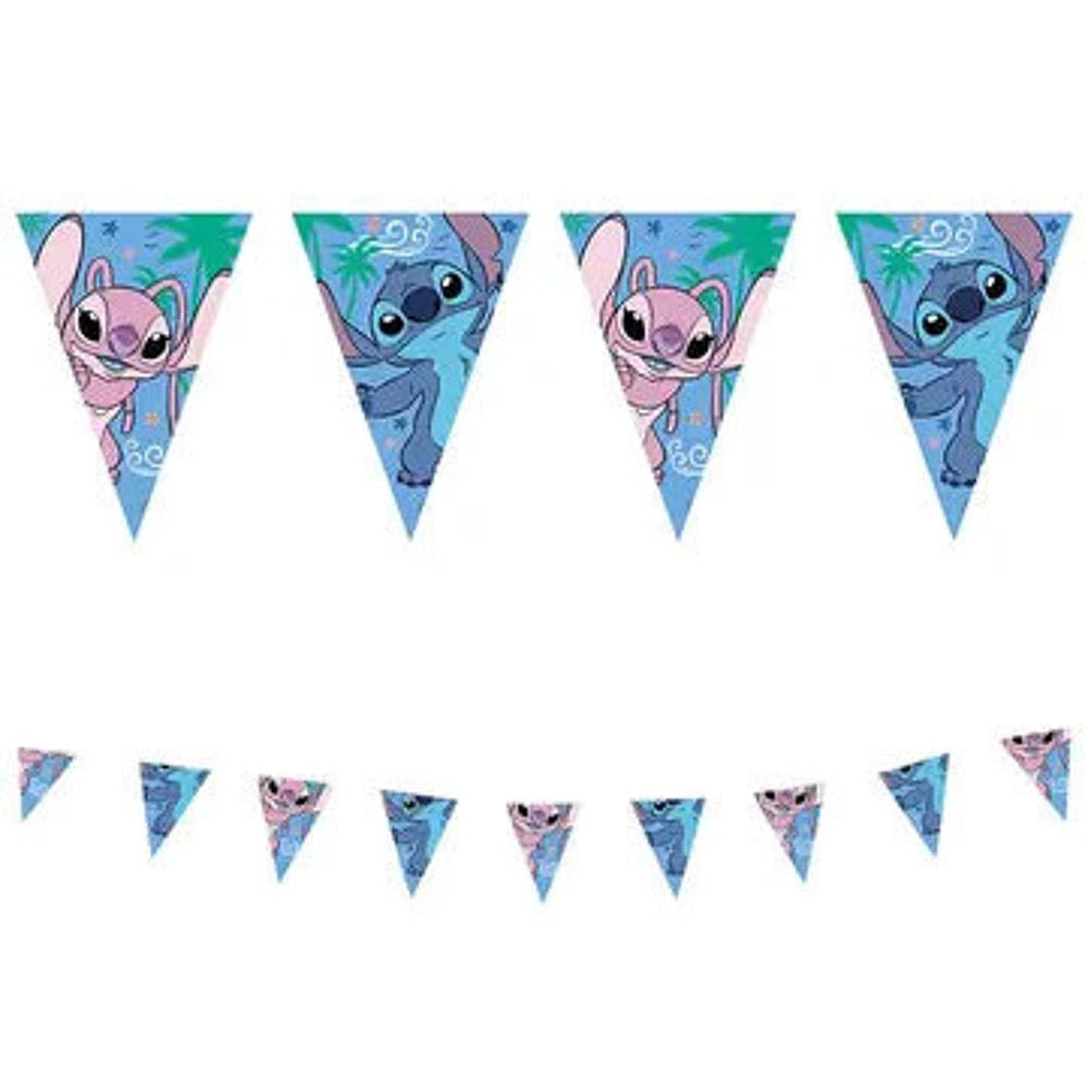 Wimpelgirlande "Stitch" 2,3m - Party im Karton