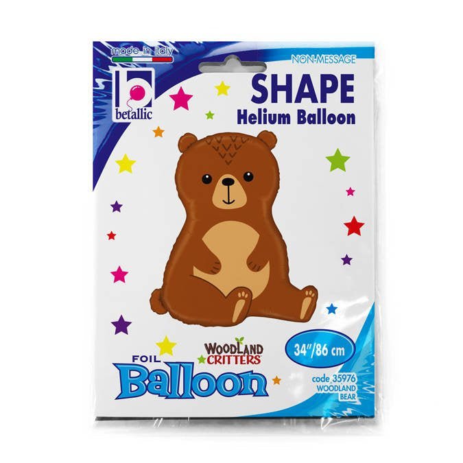 XXL Folienballon "Bär" 86cm - Grabo - Party im Karton