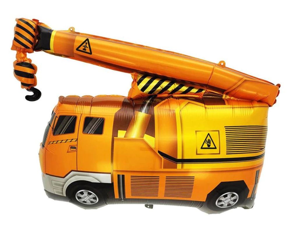 XXL Folienballon "Kranwagen" - 65cm - Party im Karton