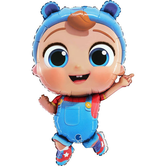 XXL Folienballon "Little Angel - Klein Joni" - 74cm - Party im Karton