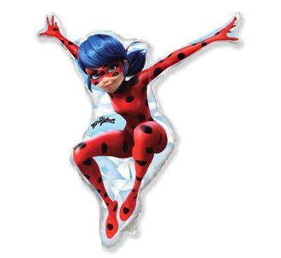 XXL Folienballon "Miraculous Ladybug" 60cm - Party im Karton