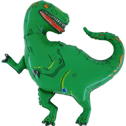 XXL Folienballon "T - Rex Grün" 89cm - Party im Karton