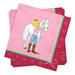 20 Servietten "Bibi und Tina" 33cm - Party im Karton