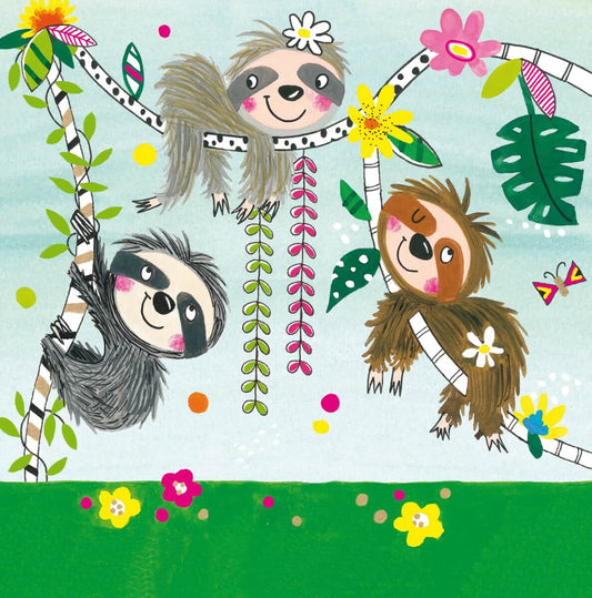 20 Servietten "Faultier" 33cm - Party im Karton