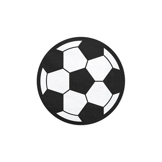 20 Servietten "Fußball" 27cm - Party im Karton