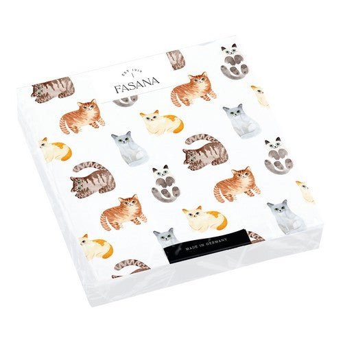 20 Servietten "Kleine Katzen" 33cm - Party im Karton