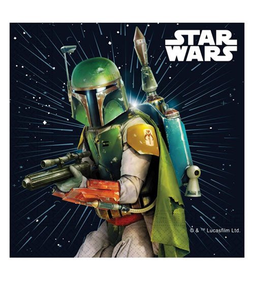 20 Servietten "Star Wars" 33cm - Party im Karton