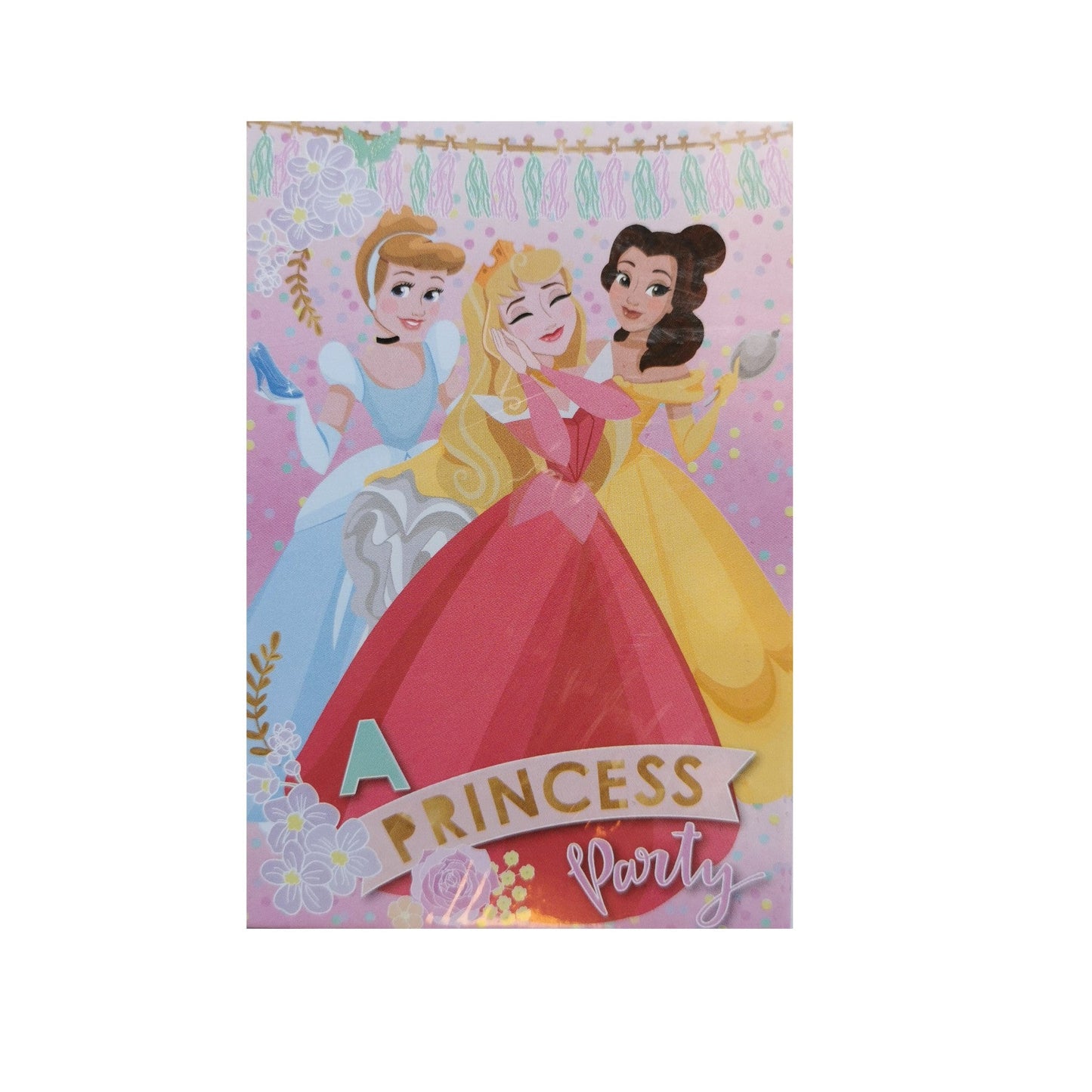 Einladung "Disney Prinzessinnen" - 5 Stück - Party im Karton