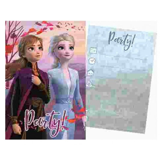 Einladung "Frozen - Die Eiskönigin" - 5 Stück - Party im Karton