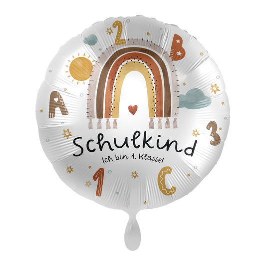 Folienballon Einschulung "Ich bin 1. Klasse" 43cm - Party im Karton