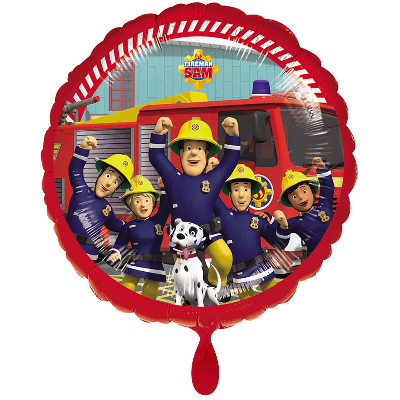 Folienballon "Feuerwehrmann Sam" - 45cm - Party im Karton