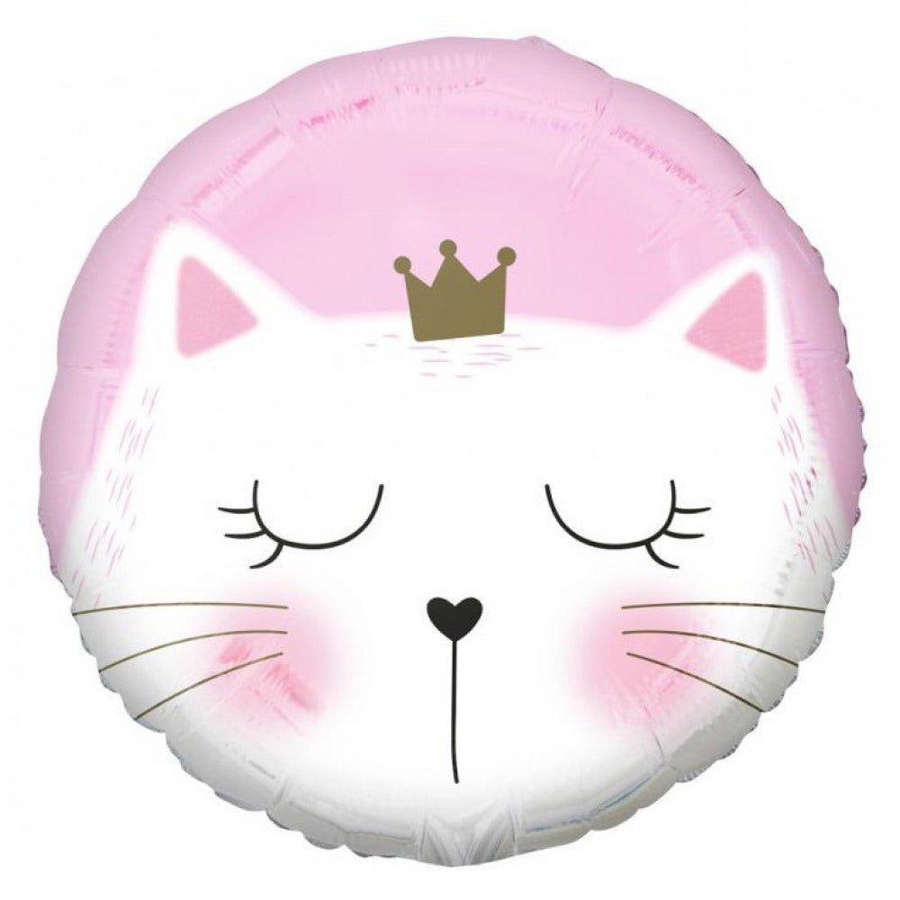 Folienballon "Katze" 36cm - Party im Karton