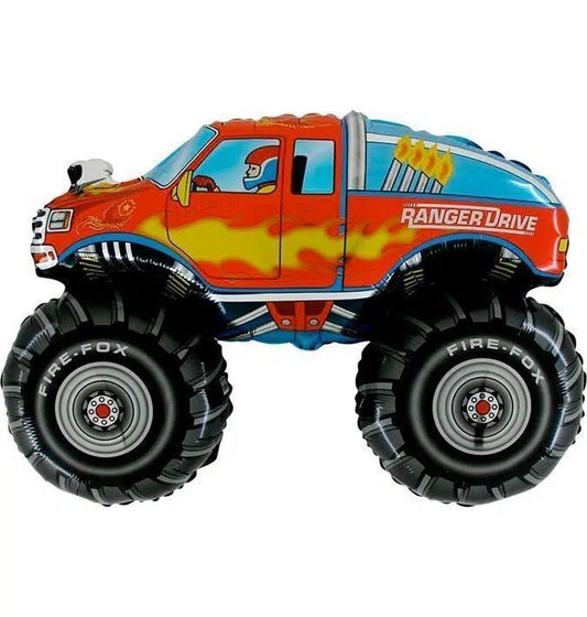 Folienballon "Monstertruck" 78cm - Party im Karton
