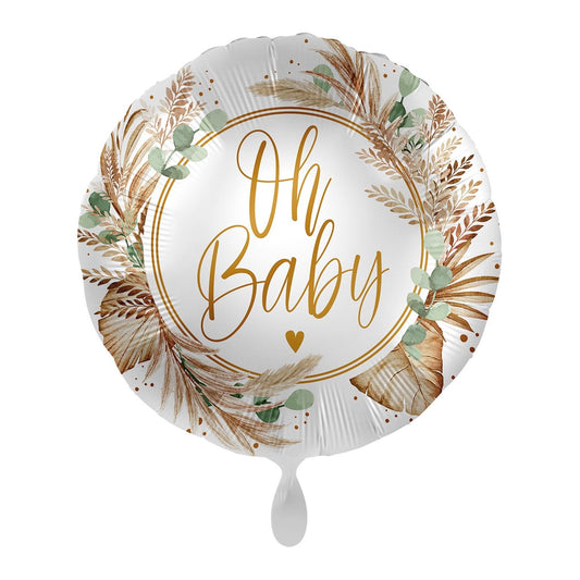 Folienballon "Oh Baby" 43cm - Party im Karton