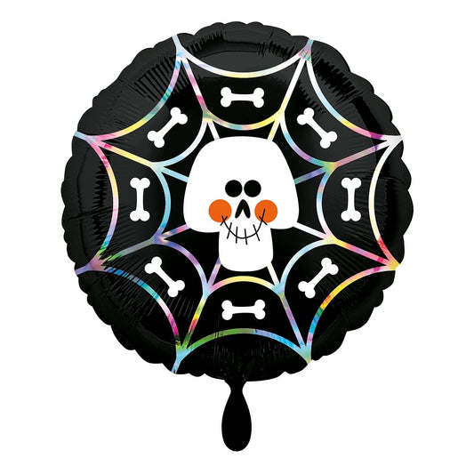 Folienballon "Skull" 45cm - Party im Karton