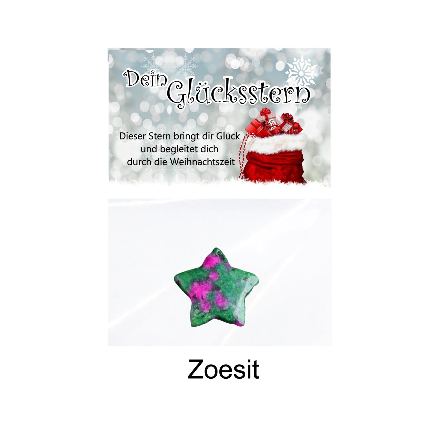 Glücksstern zur Weihnachtszeit - Perfekt für den Adventskalender - Party im Karton