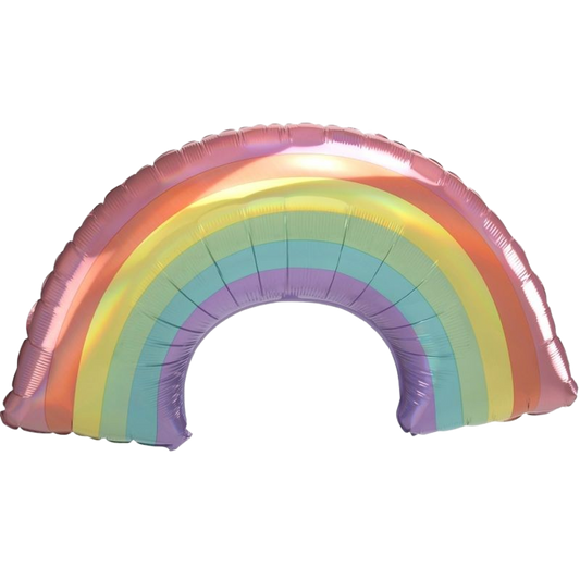 Partykarton "Regenbogen Pastell" 55 Teile