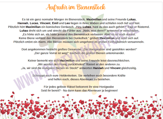 NEU! Schatzsuche: Aufruhr im Bienenstock - Party im Karton