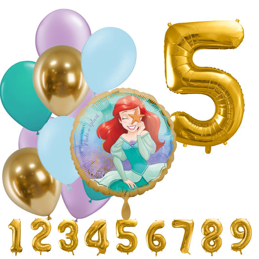 Partykarton "Arielle die Meerjungfrau" 12 Teile - Party im Karton