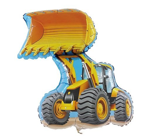 Partykarton "Bagger" 55 Teile - Party im Karton