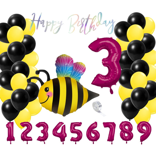 Partykarton "Biene" 54 Teile - Party im Karton