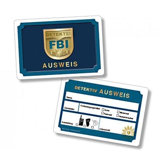 Partykarton "Detektive" 17 Teile - Party im Karton