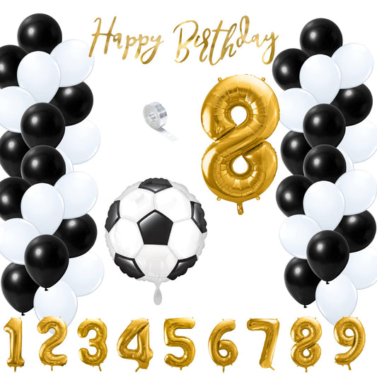 Partykarton "Fußball" 54 Teile - Party im Karton