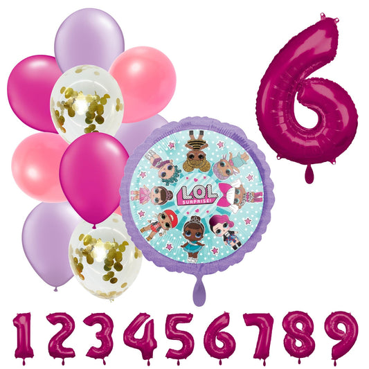 Partykarton "L.O.L. Surprise" 12 Teile - Party im Karton