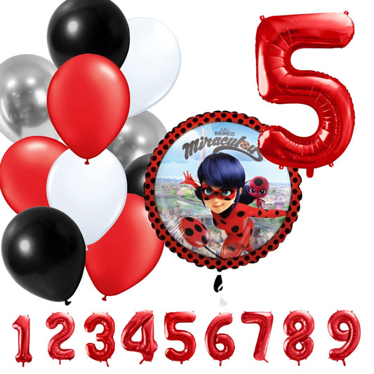 Partykarton "Miraculous Ladybug" 12 Teile - Party im Karton