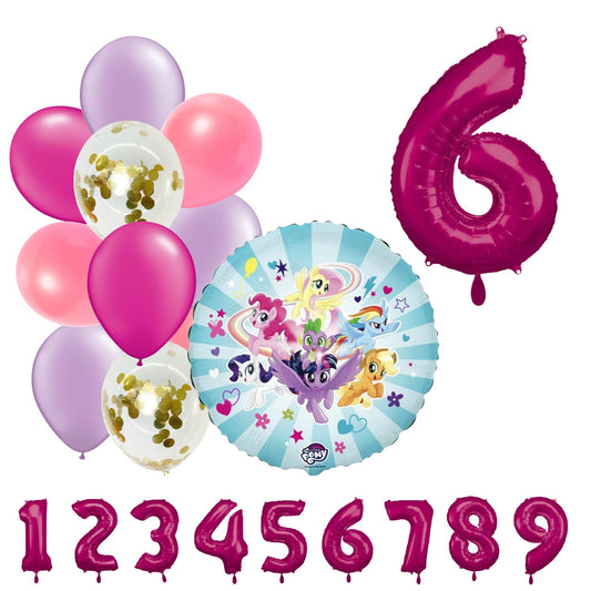 Partykarton "My little Pony" 12 Teile - Party im Karton