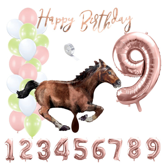 Partykarton "Pferde" 29 Teile - Party im Karton