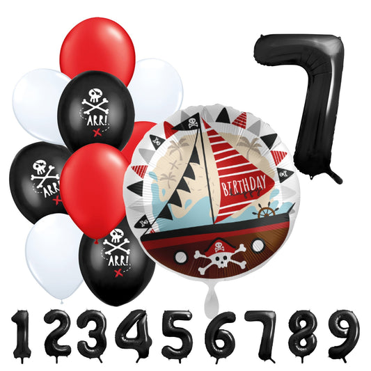 Partykarton "Piraten" 12 Teile - Party im Karton