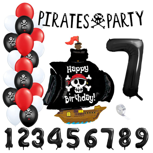 Partykarton "Piraten" 29 Teile - Party im Karton