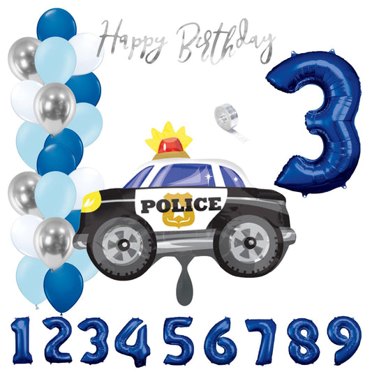 Partykarton "Polizei" 29 Teile - Party im Karton