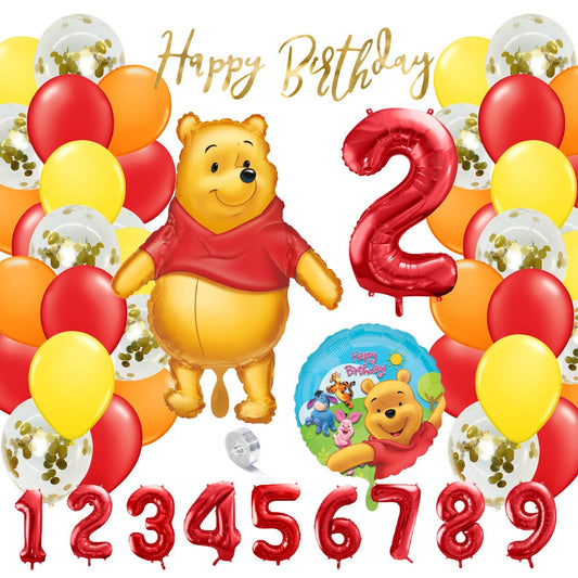 Partykarton "Winnie Pooh" 55 Teile - Party im Karton