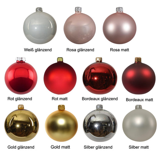 Personalisierte Weihnachtskugel - Tannenbaum - Party im Karton